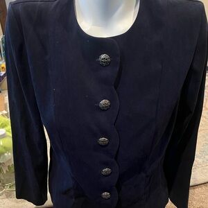 LESLIE FAY BUTTON‎ UP LONG SLEEVE BLAZER